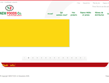 Tablet Screenshot of newfoods-cm.com